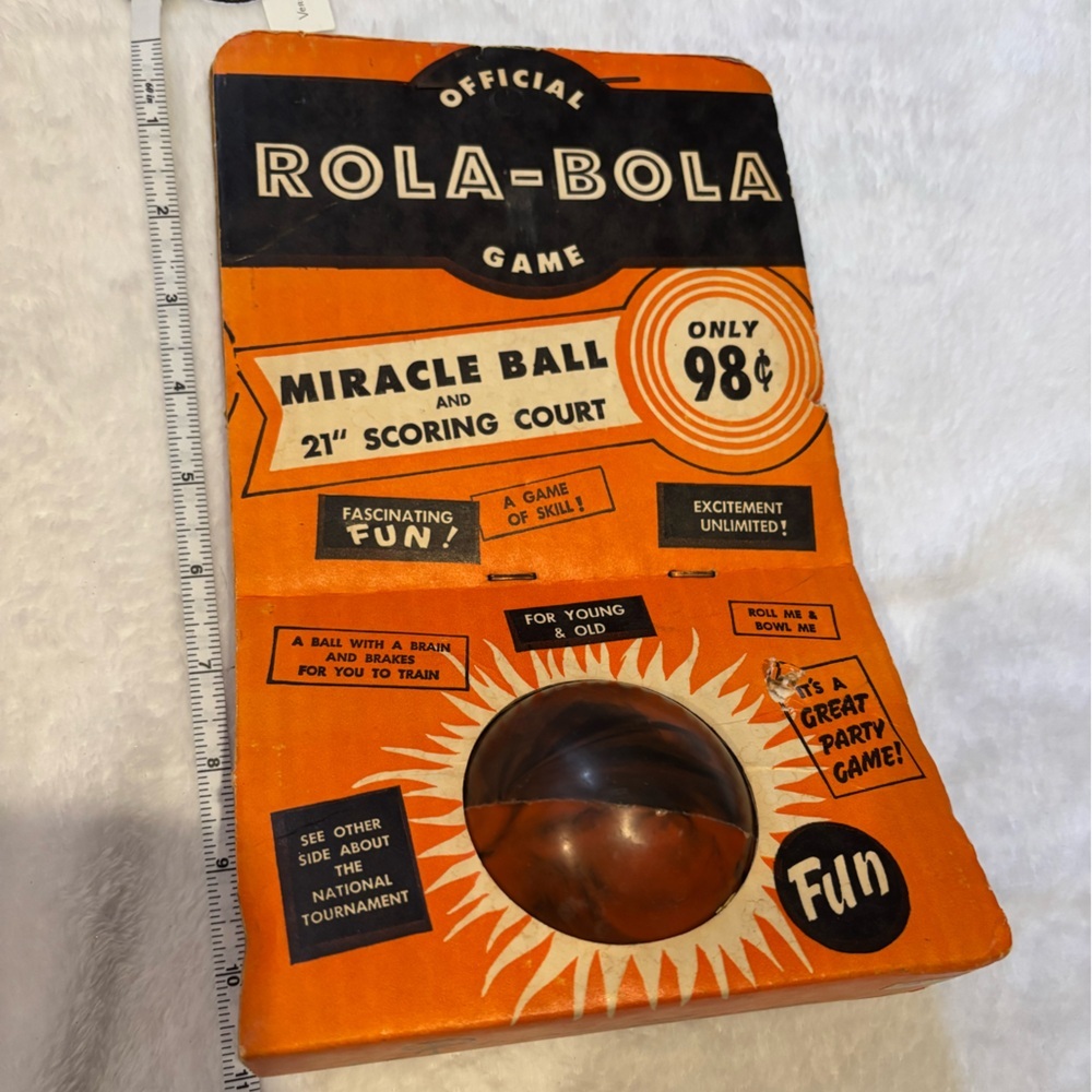 Vintage Rola-Bola Ball Game